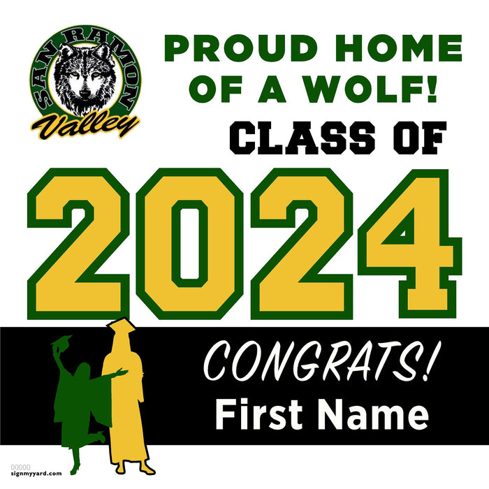 San Ramon Valley High School 24x24 Class of 2024 Yard Sign (Option A)