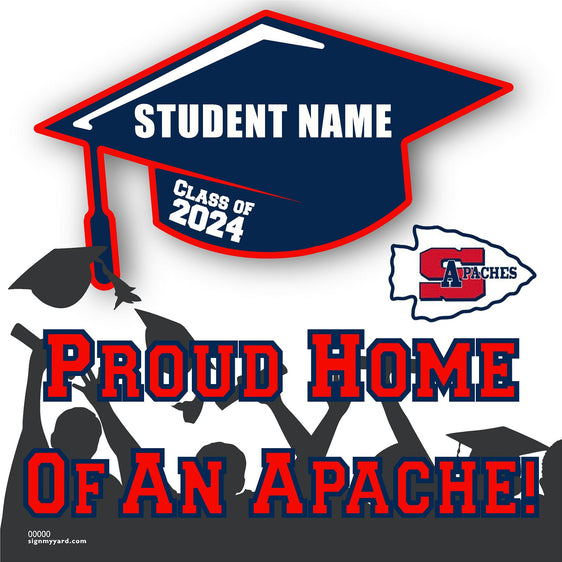 Sanger High School 24x24 Class of 2024 Yard Sign (Option B)