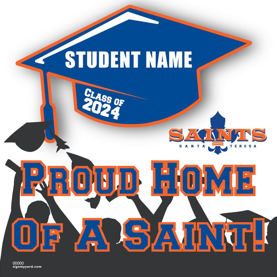 Santa Teresa High School 24x24 Class of 2024 Yard Sign (Option B)