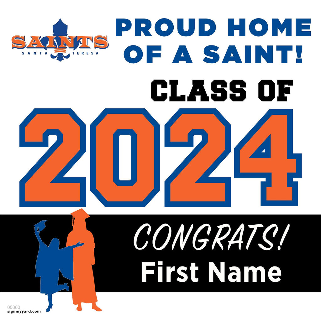 SHS Class of 2024 Classic Congratulations Yard Sign 