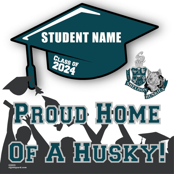 Sheldon High School 24x24 Class of 2024 Yard Sign (Option B)