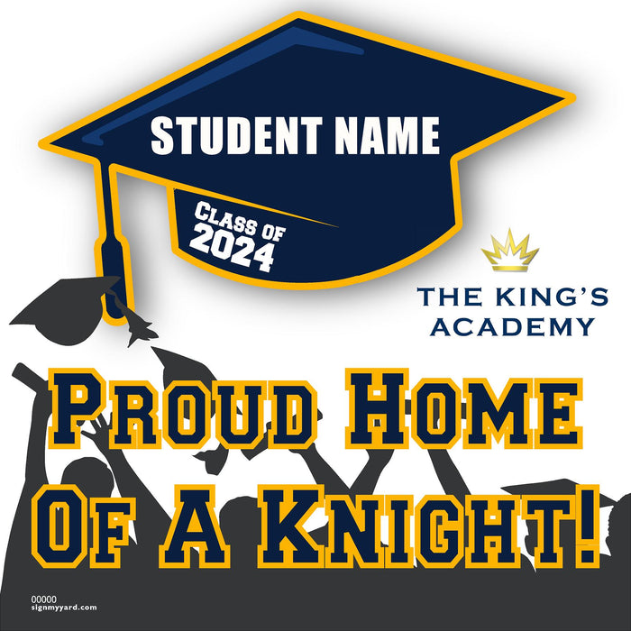 The King's Academy 24x24 Class of 2024 Yard Sign (Option B)