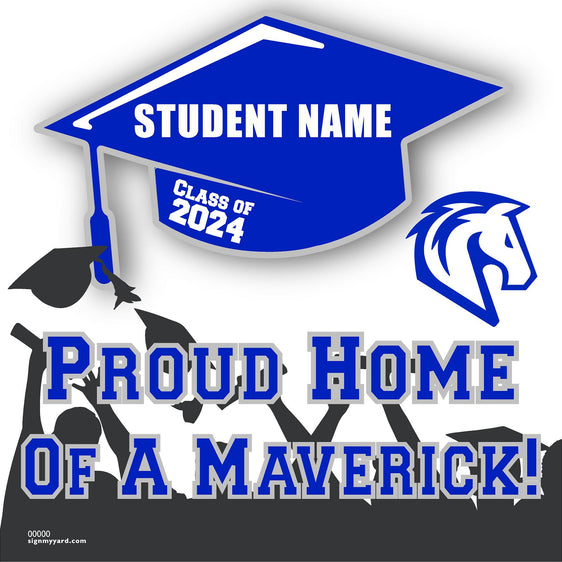 The Nueva School San Mateo 24x24 Class of 2024 Yard Sign (Option B)