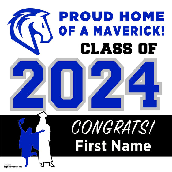 The Nueva School San Mateo 24x24 Class of 2024 Yard Sign (Option A)