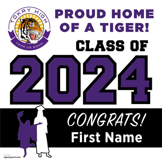 Tokay High School 24x24 Class of 2024 Yard Sign (Option A)
