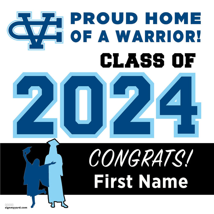 Valley Christian High School (San Jose) 24x24 Class of 2024 Yard Sign (Option A)