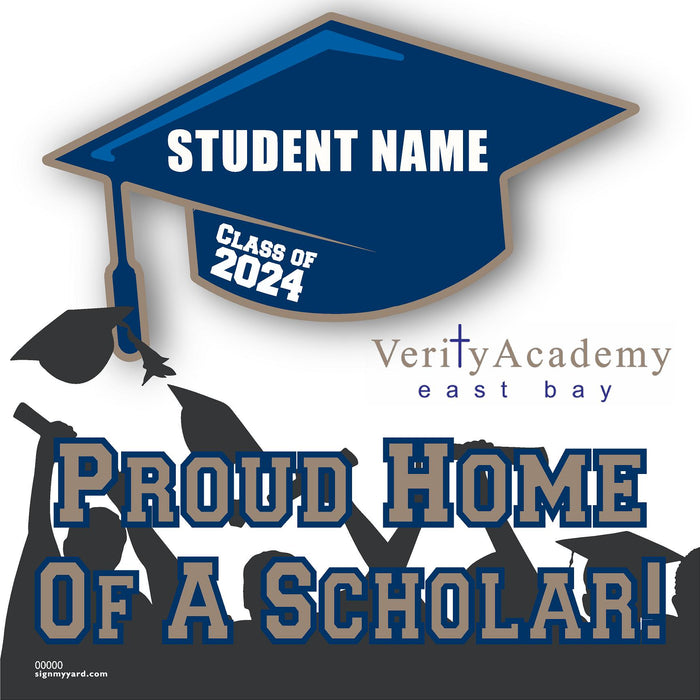 Verity Academy East Bay High School 24x24 Class of 2024 Yard Sign (Option B)