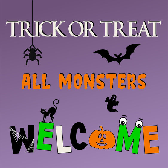 24x24 Halloween Yard Sign with Stake (Includes installation in our coverage area)