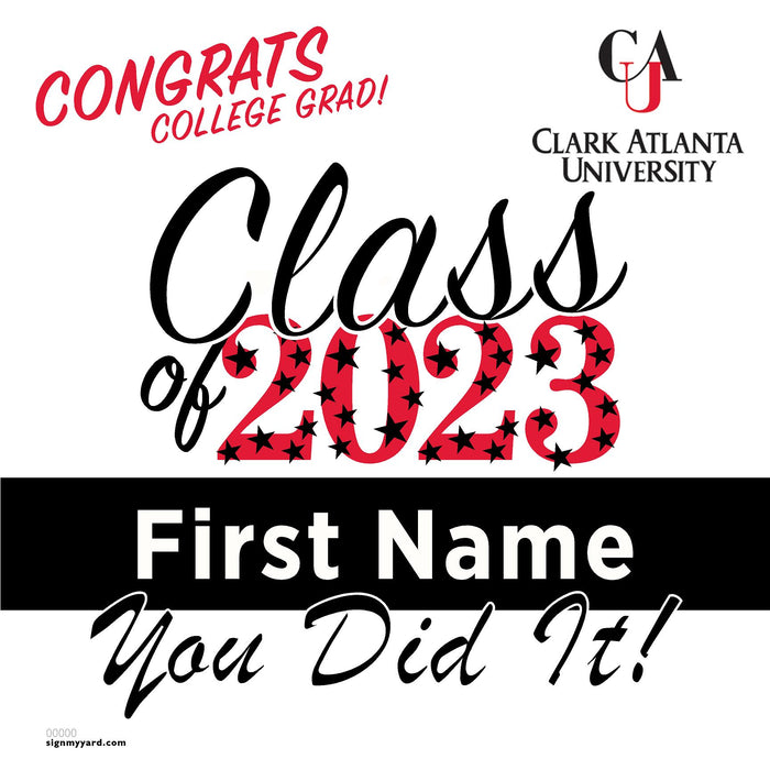 Clark Atlanta University 24x24 Class of 2023 Yard Sign (Option B)