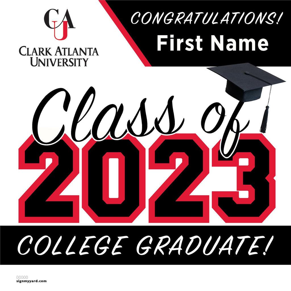 Clark Atlanta University 24x24 Class of 2023 Yard Sign (Option A)
