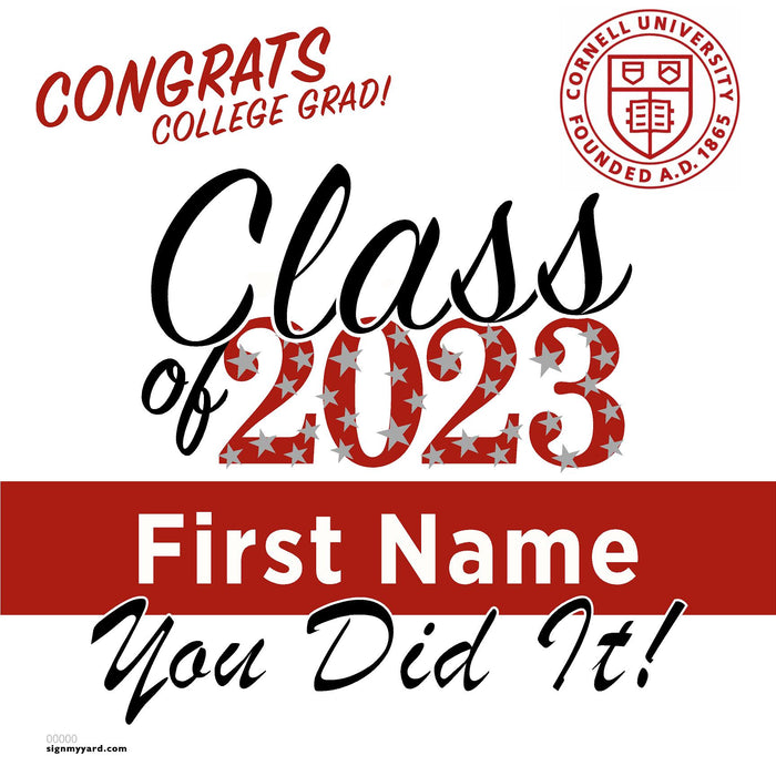 Cornell University 24x24 Class of 2023 Yard Sign (Option B)