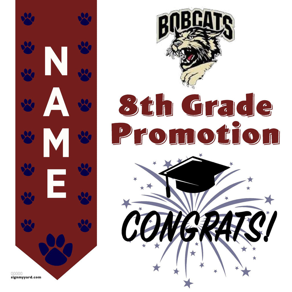 Daniel Savage Middle School 8th Grade Promotion 24x24 Yard Sign (Option B)