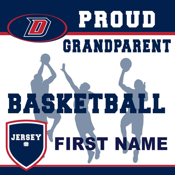 Dublin High School Basketball (Grandparent with Jersey #) 24x24 Yard Sign (includes installation in your yard)