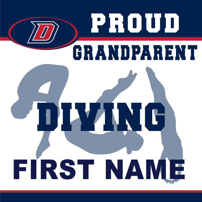 Dublin High School Diving (Grandparent) 24x24 Yard Sign (includes installation in your yard)