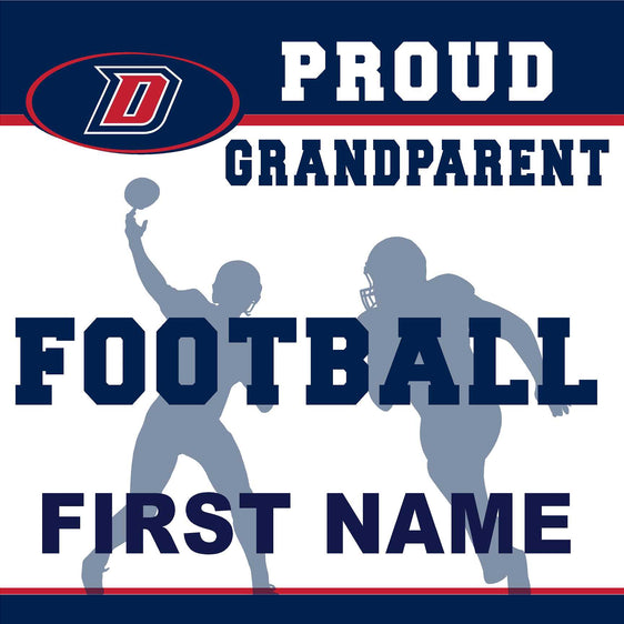 Dublin High School Football (Grandparent) 24x24 Yard Sign (includes installation in your yard)