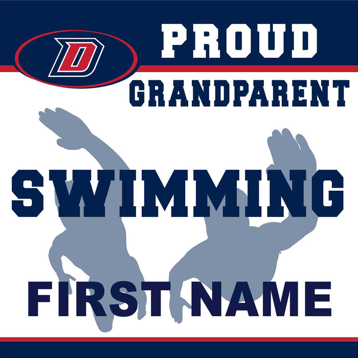 Dublin High School Swimming (Grandparent) 24x24 Yard Sign (includes installation in your yard)