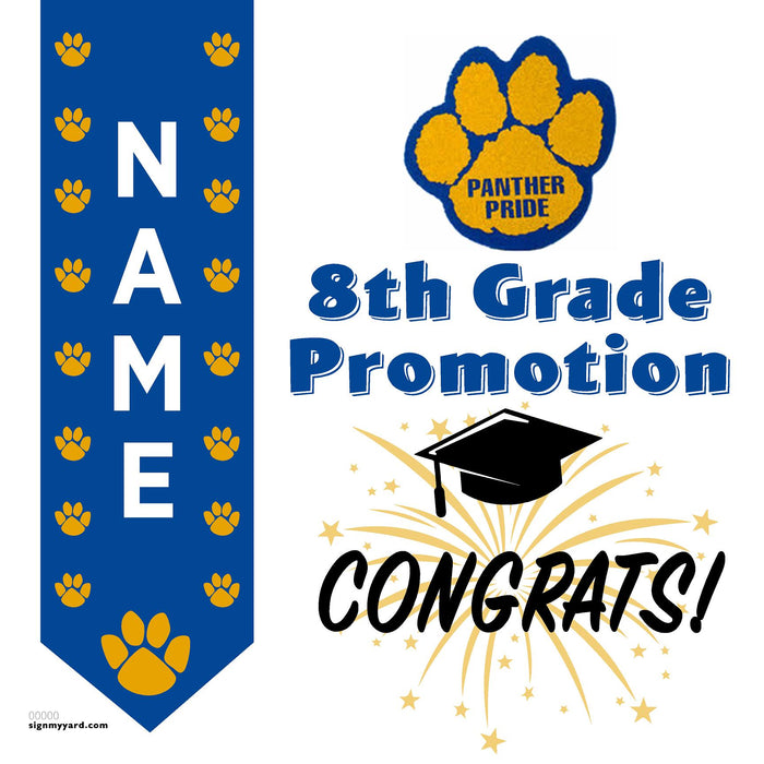 Ida Price Middle School 8th Grade Promotion 24x24 Yard Sign (Option B)