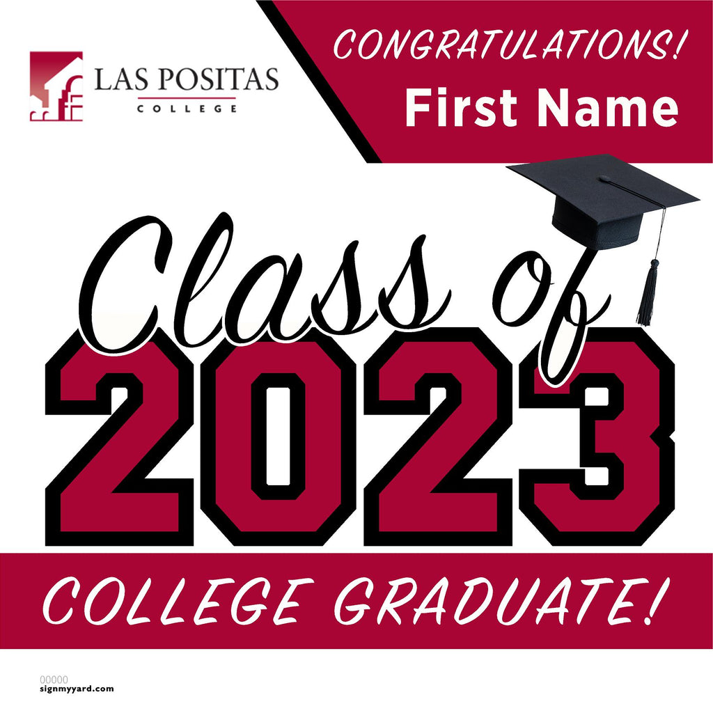 Las Positas College 24x24 Class of 2023 Yard Sign (Option A)