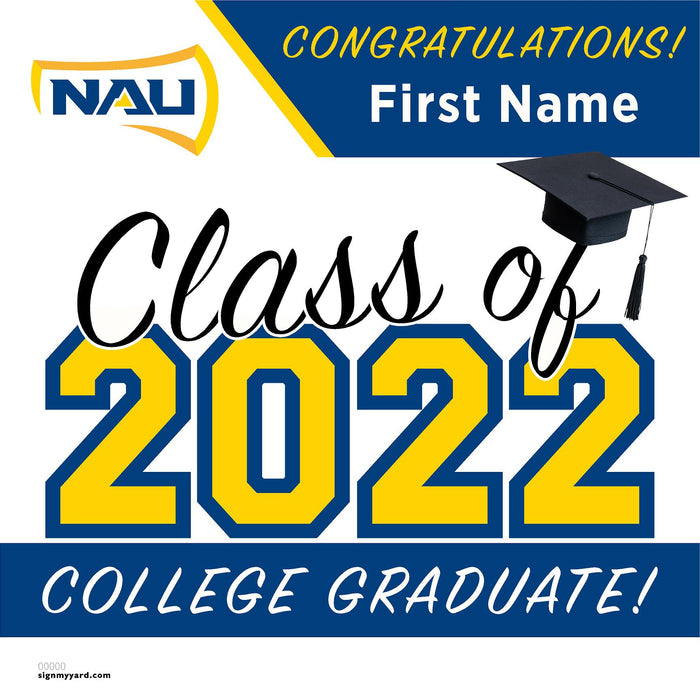 Northern Arizona University 24x24 Class of 2022 Yard Sign (Option A)