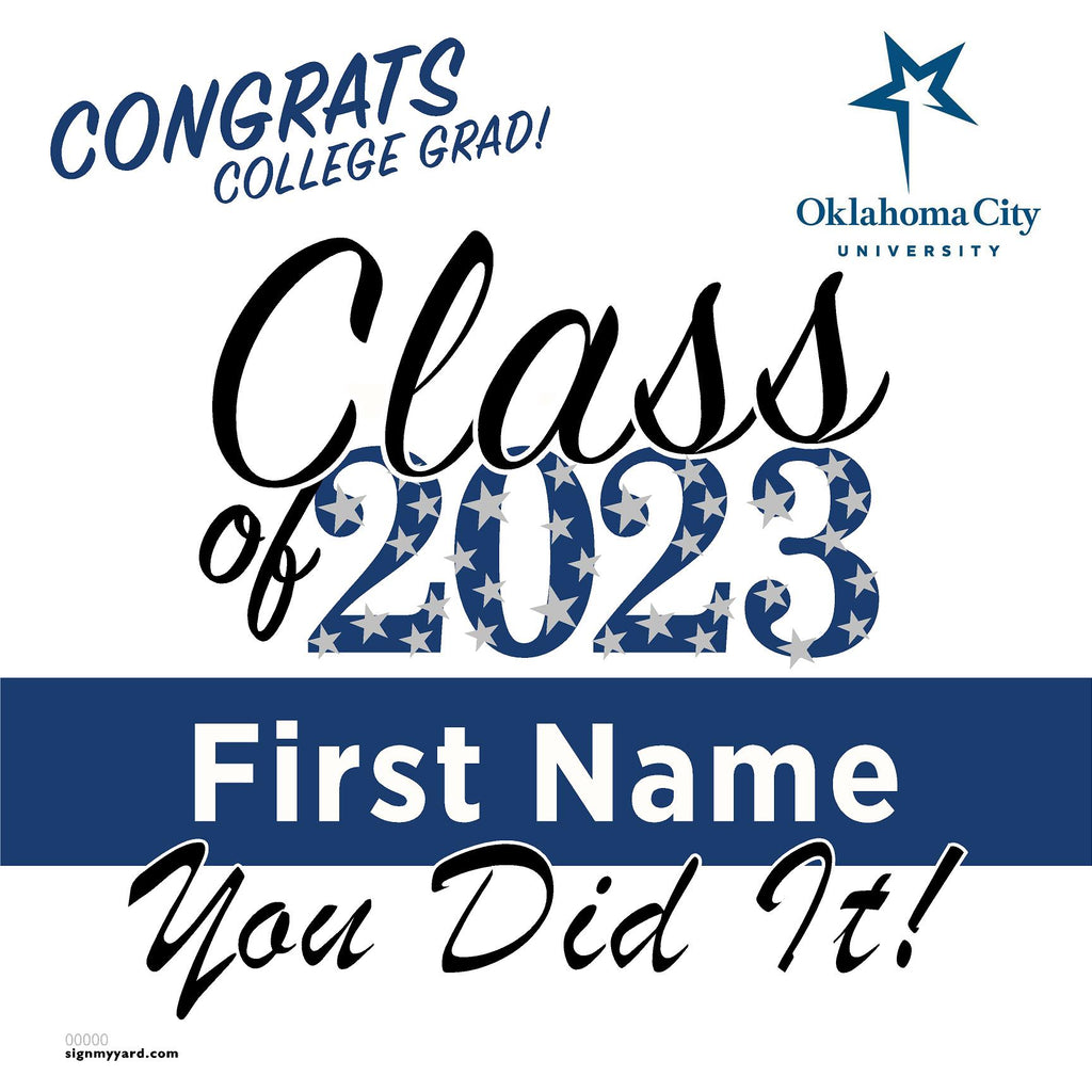 Oklahoma City University 24x24 Class of 2023 Yard Sign (Option B)