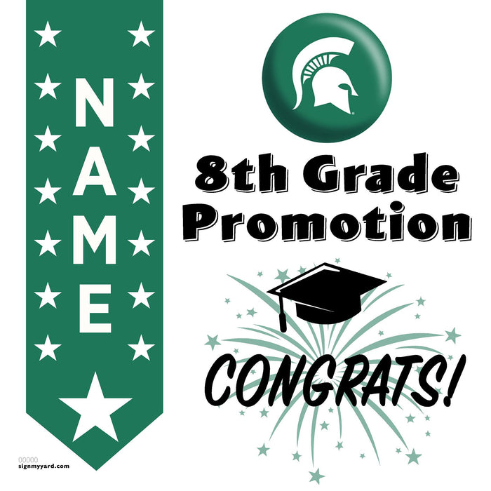 Park Middle School 8th Grade Promotion 24x24 Yard Sign (Option B)