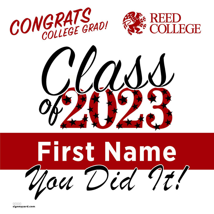 Reed College 24x24 Class of 2023 Yard Sign (Option B)