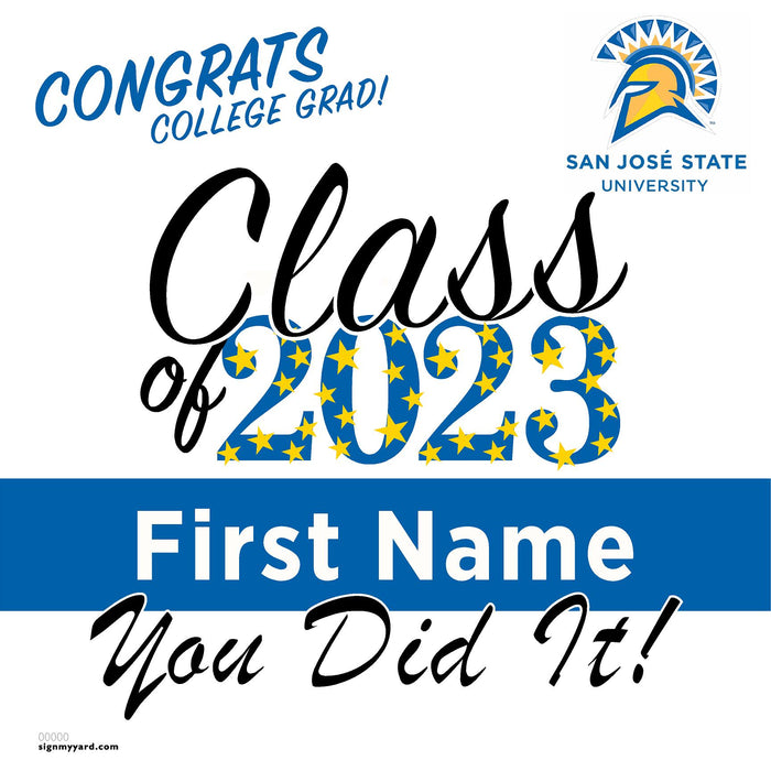 San Jose State University 24x24 Class of 2023 Yard Sign (Option B)
