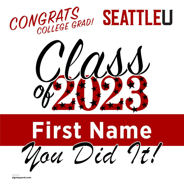 Seattle University 24x24 Class of 2023 Yard Sign (Option B)