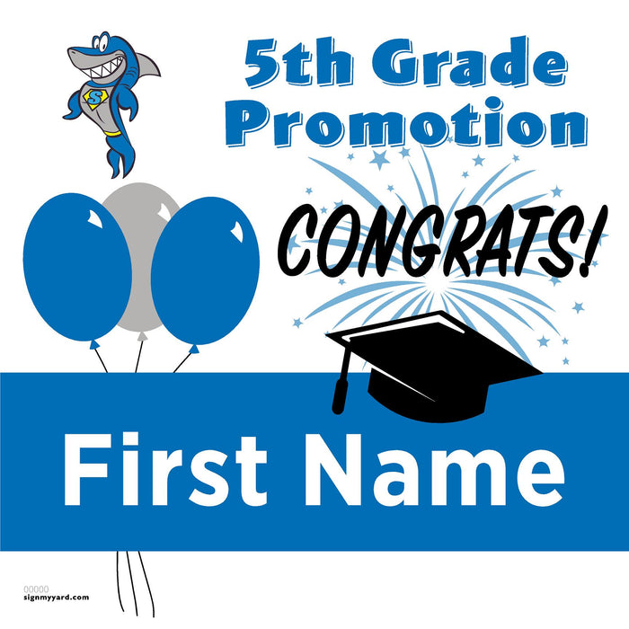 Sycamore Valley Elementary School 5th Grade Promotion 24x24 Yard Sign (Option A)