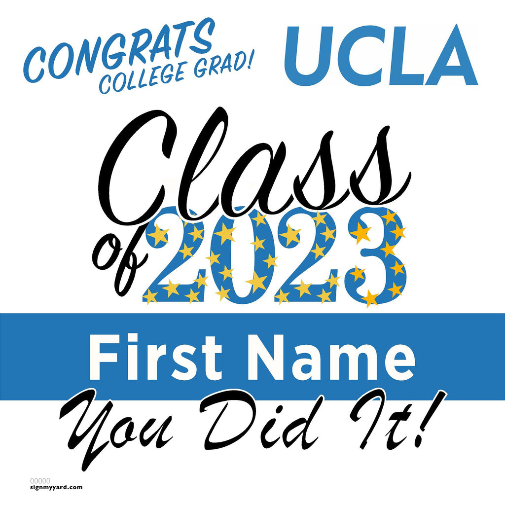 UCLA 24x24 Class of 2023 Yard Sign (Option B)