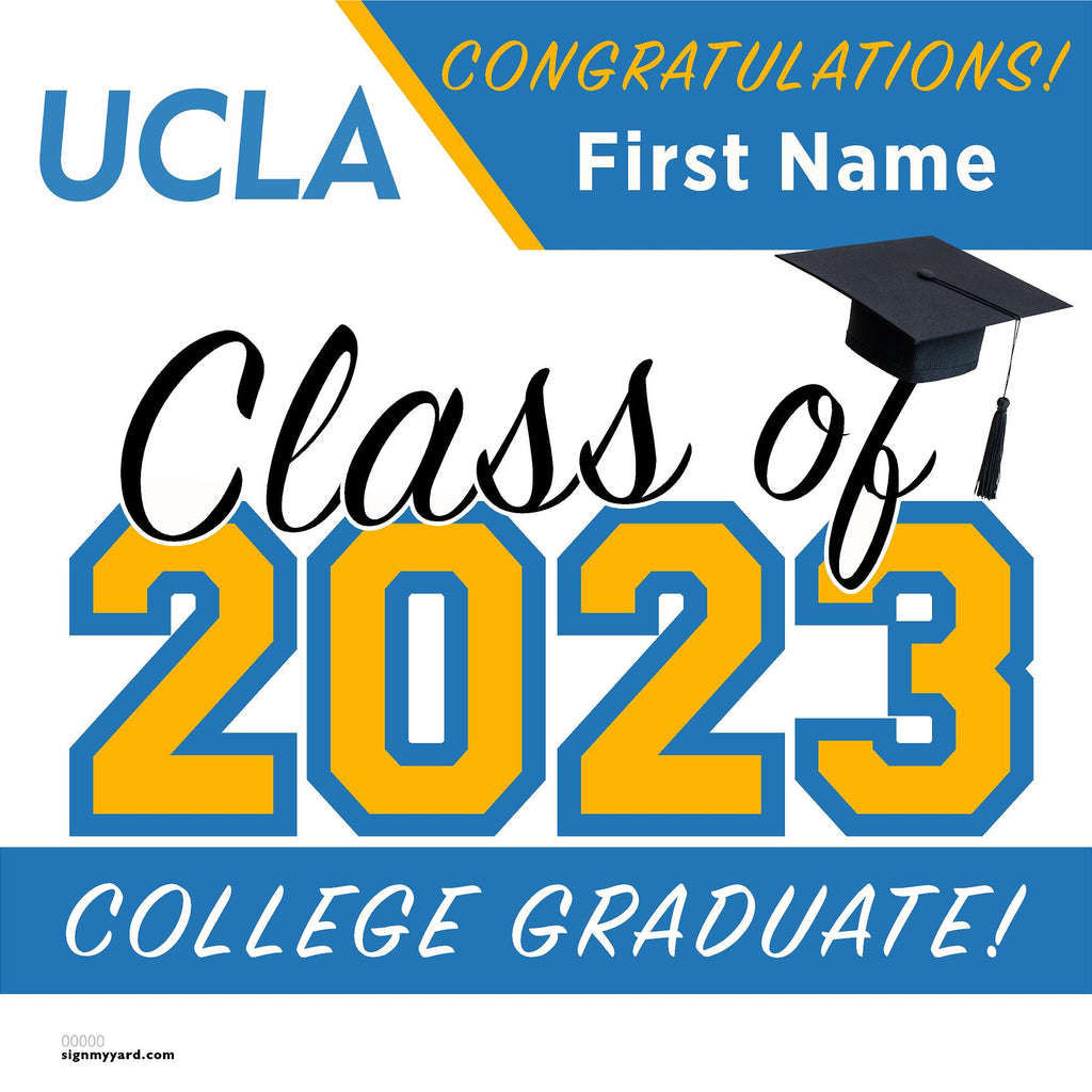 UCLA 24x24 Class of 2022 Yard Sign (Option A)
