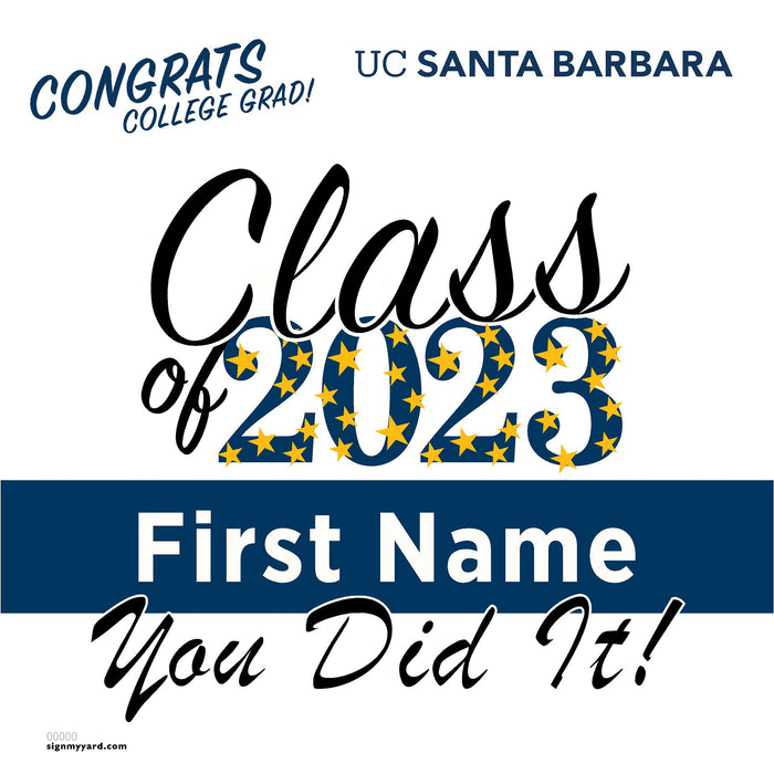 UC Santa Barbara 24x24 Class of 2023 Yard Sign (Option B)