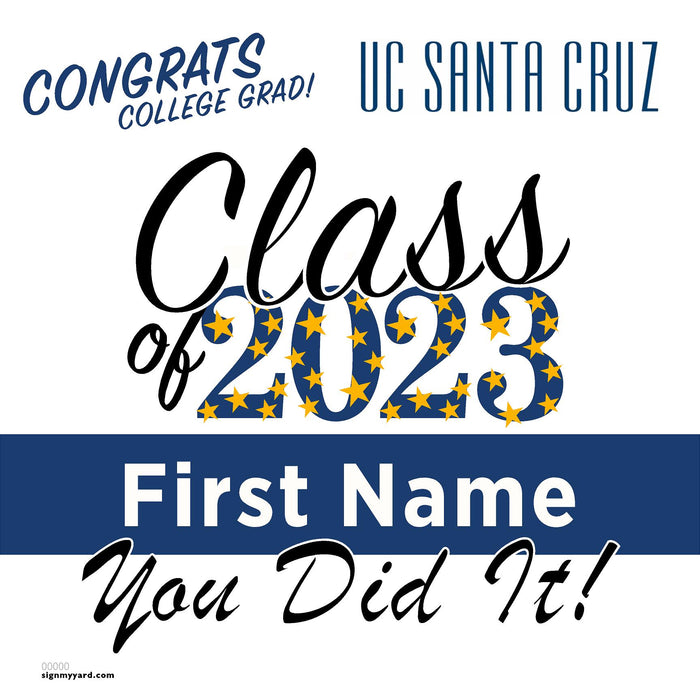 UC Santa Cruz 24x24 Class of 2023 Yard Sign (Option B)