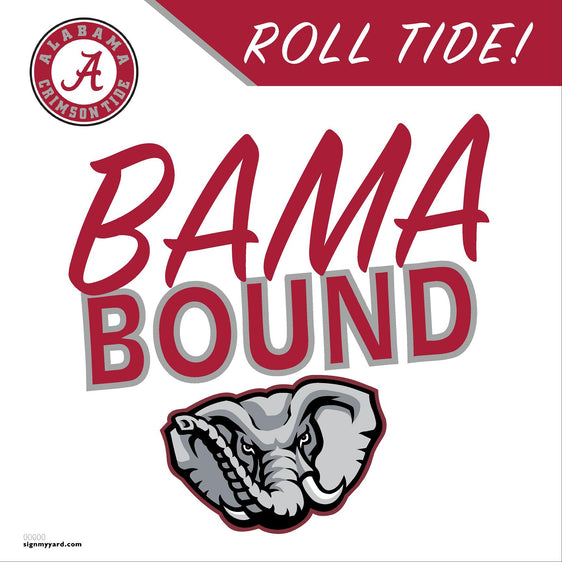 University of Alabama College Acceptance 24x24 Yard Sign (Option C)