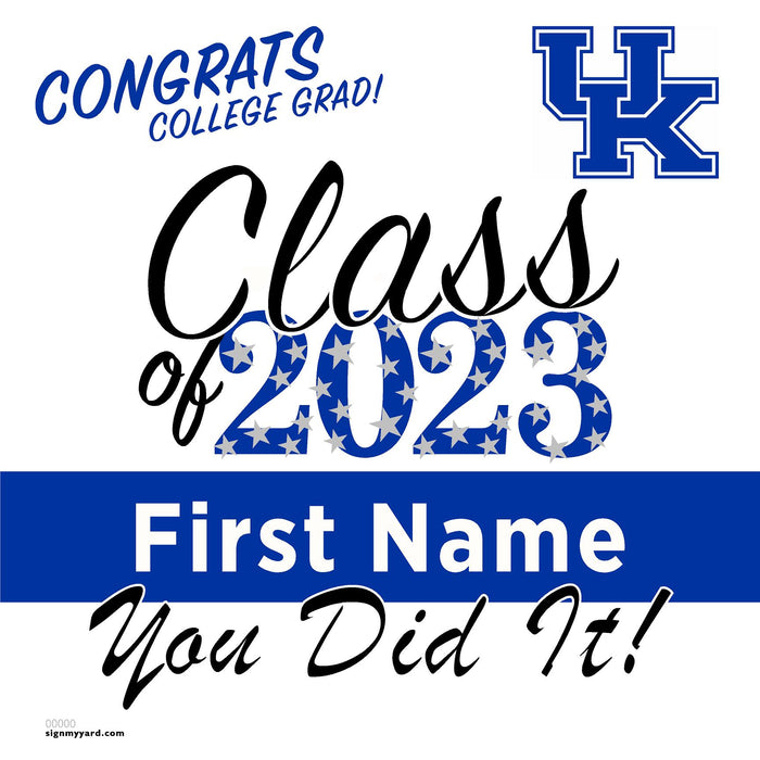 University of Kentucky 24x24 Class of 2023 Yard Sign (Option B)
