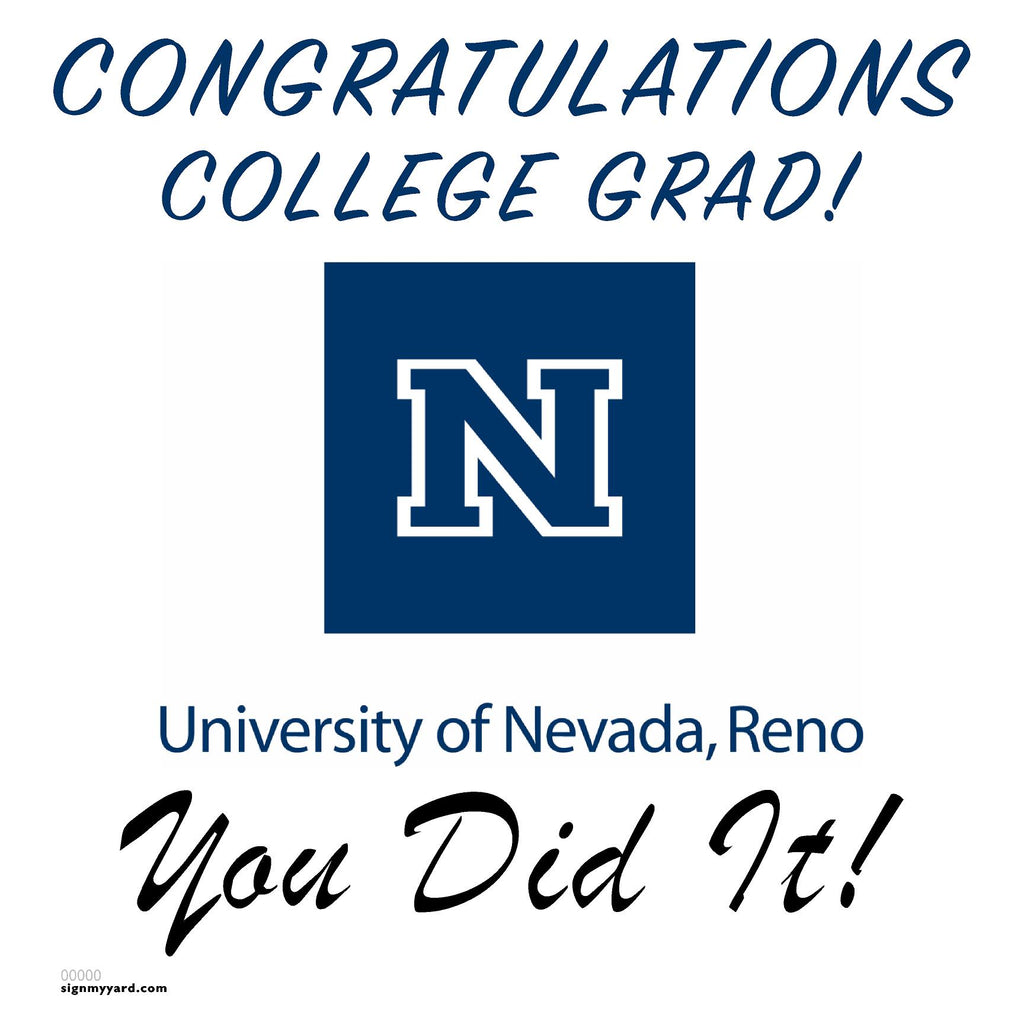 University of Nevada Reno 24x24 Class of 2023 Yard Sign (Option D)